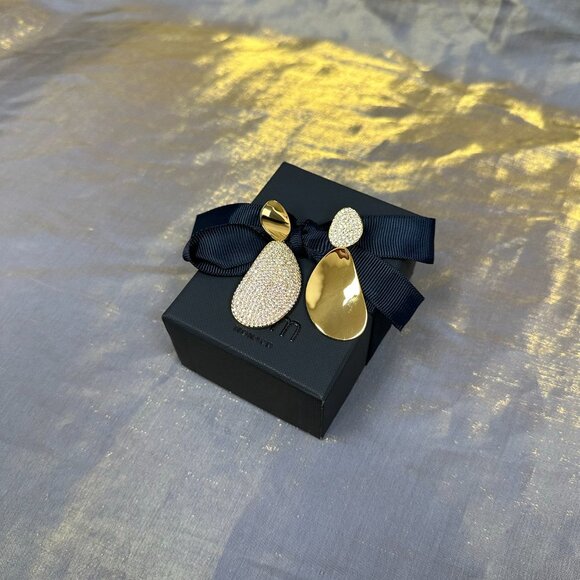 APM Monaco Galet Gold Earrings - Picture 4 of 6